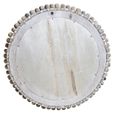 Driftwood Bamboo Round Wall Mirror