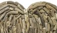 Driftwood Heart Medium Wall Deco