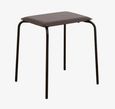 Esa Brown Metal Stool
