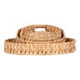 Estoril Tray - Round - Waterhyacinth - Set of 3 - Natural