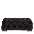 Fenton Footstool - Black - Fabric
