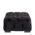Fenton Footstool - Black - Fabric