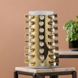 Vase - Gold and White - Studded - Ceramic