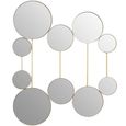 Hana Wall Mirror - Round with Gold Frame
