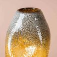 Vase - Handmade - Amber Yellow Glass - Small