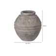 Vase - Handmade - Antique Dark Grey - Terracotta