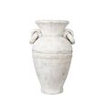Vase - Handmade - Antique White - Terracotta
