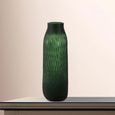Vase - Handmade - Green Glass - Bud