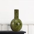 Vase - Handmade - Green Glass