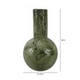 Vase - Handmade - Green Glass