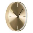 Istanbul Wall Clock - Round - Gold Aluminium