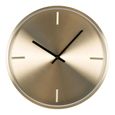 Istanbul Wall Clock - Round - Gold Aluminium