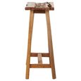 Kendari Stool - Square - Teak Wood