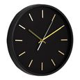 Kensington Wall Clock - Round - Black