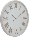 Large Rustic White Clock - 80cm x 80cm