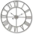 Large Silver Skeleton Wall Clock - 80cm x 80cm
