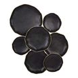Arlow Wall Art - 7 Disc - Black Metal
