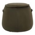 Bingham Stool - Green Velvet Fabric