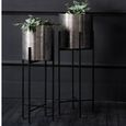 Clyde Planter - Nickel - Floor Standing - Set of 2