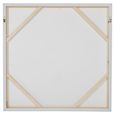 Sunburst Wall Art - Golden Foiled Canvas - Square