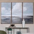 Hazy Horizons Wall Art - Framed - Set of 3
