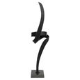 Joshua Sculpture - Black Metal - Abstract