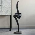 Joshua Sculpture - Black Metal - Abstract