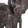 Kariba Sculpture - Cast Aluminium - Nuzzling Elephants