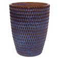 Mediterranean Planter - Blue Ceramic - Medium