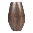 Southwold Vase - Antique Brass - Textured Oval - 59cm