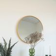 Madrid Mirror - Round - Wall - Brass - 60cm x 60cm