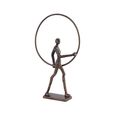 Sculpture - Man with Ring - Bronze Metal