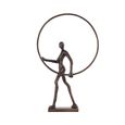 Sculpture - Man with Ring - Bronze Metal