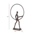 Sculpture - Man with Ring - Bronze Metal