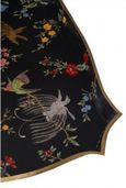 Meerut Black Lyre Bird Design Tray Stand