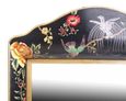Meerut Black Lyre Bird Design Wall Mirror