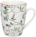 Alice Bell Collection Mugs - Light Green - Bone China - Set of 6