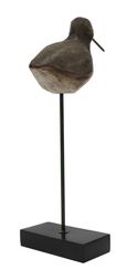Large Bird Sculpture - Dark Brown and Black
