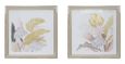 Tropical Floral Prints Photo Frame - Gold - Set of 2