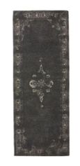 Grand Black Woven Rug - 200cm x 75cm