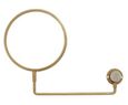 Tesia Gold Metal Wall Mirror