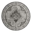Venus Dusty Grey Woven Round Rug - 240cm x 240cm