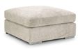 Naples Footstool - Beige Fabric