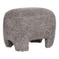 Nazare Pouf - Grey Fabric