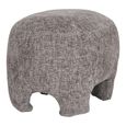 Nazare Pouf - Grey Fabric