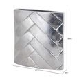 Vase - Nickel Metal - Square