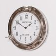 Port Hole Ships Wall Clock - Polished - Round