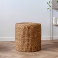 Rivera Pouf - Round - Natural Seagrass