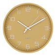 Rosolini Wall Clock - Round - Ochre