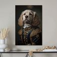 Royal Dog Tempered Glass Wall Art